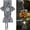 Large Cross, variant on Solar Cemetery Vase with LED for Fresh/Artificial Flowers Grave Flower Cross Vase Headstones Vases with Spikes Gravestone Decor Memorial Gifts for Loss of Loved One