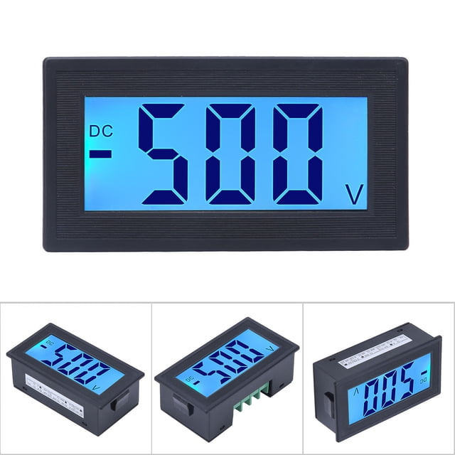 DC Digital Voltmeter, AC100-240V LCD Display 0.5W High Digital Voltmeter, For Robot
