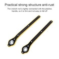 thumbnail image 4 of Mixfeer Car Use Labor-saving Jack Ratchet Wrench Garage Tire Wheel Wrench Portable Long Handle Wrench, 4 of 7