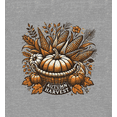 thumbnail image 2 of Autumn Harvest Adult Heather Gray Crew Neck Short Sleeve Tee-Medium, 2 of 4