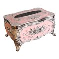 thumbnail image 1 of Abbracc Acrylic Tissue Box Cover Rustic n Tissue Holder for Bars Bedrooms Restaurants pink, 1 of 7