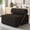 Black, variant on KAMEROUT Folding Sofa Bed, 4 in 1 Convertible Sleeper Chair with High-Density Foam & Soft Corduroy Fabric, Gray