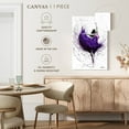 thumbnail image 5 of Elephant Stock Purple Rain Ballet Wall Art - Vertical Canvas Wall Art - Living Room Wall Decor - Dance Canvas - White And Gray Decor By Ashvin Harrison - 20" x 30", 5 of 8