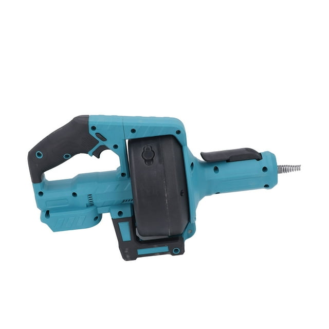 7m Drain Auger, Cordless Electric Dredging Machine, Auto Feed Plumbing Snake Drain Tool Power Hair Removal for Sewer,Bathroom 3/4in-2in Pipe with LED Work Light