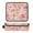 Pink Flowers, variant on Hair Tool Organizer Bag with Heat Resistant Mat Removable Travel Storage Case for Hot Air Brushes Curling Irons Fantasy Luminous Flowers