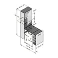 thumbnail image 2 of Escritorio Plegable Multiusos Playcon Blanco, 2 of 7