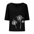 thumbnail image 4 of Womens Shirts Short Sleeve Work Womens Tops Summer Casual Womens Graphic T Shirts Oversized Tshirts Western, 4 of 6
