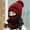 Red, variant on Herrnalise Adult Windproof Hat Cycling Skiing Knit Hat Scarf Mask Sets Warm Knitted Cap