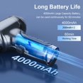 thumbnail image 4 of HLONK 95000PA Car Vacuum Cleaner Strong Suction Wireless Mini Handheld Portable Auto Desktop Powerful Cordless Vacuum Cleaner, 4 of 7