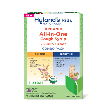 Hyland's Naturals Kids Organic All in One Cough Syrup D/N Combo