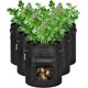 thumbnail image 1 of Aleko-VIVOSUN Paquete de 5 bolsas de cultivo de papas de 10 galones, macetas de tela con asa y ventana enrollable, negro - Negro 10 galones ACTIVE Biensenido a ACTIVE, 1 of 5
