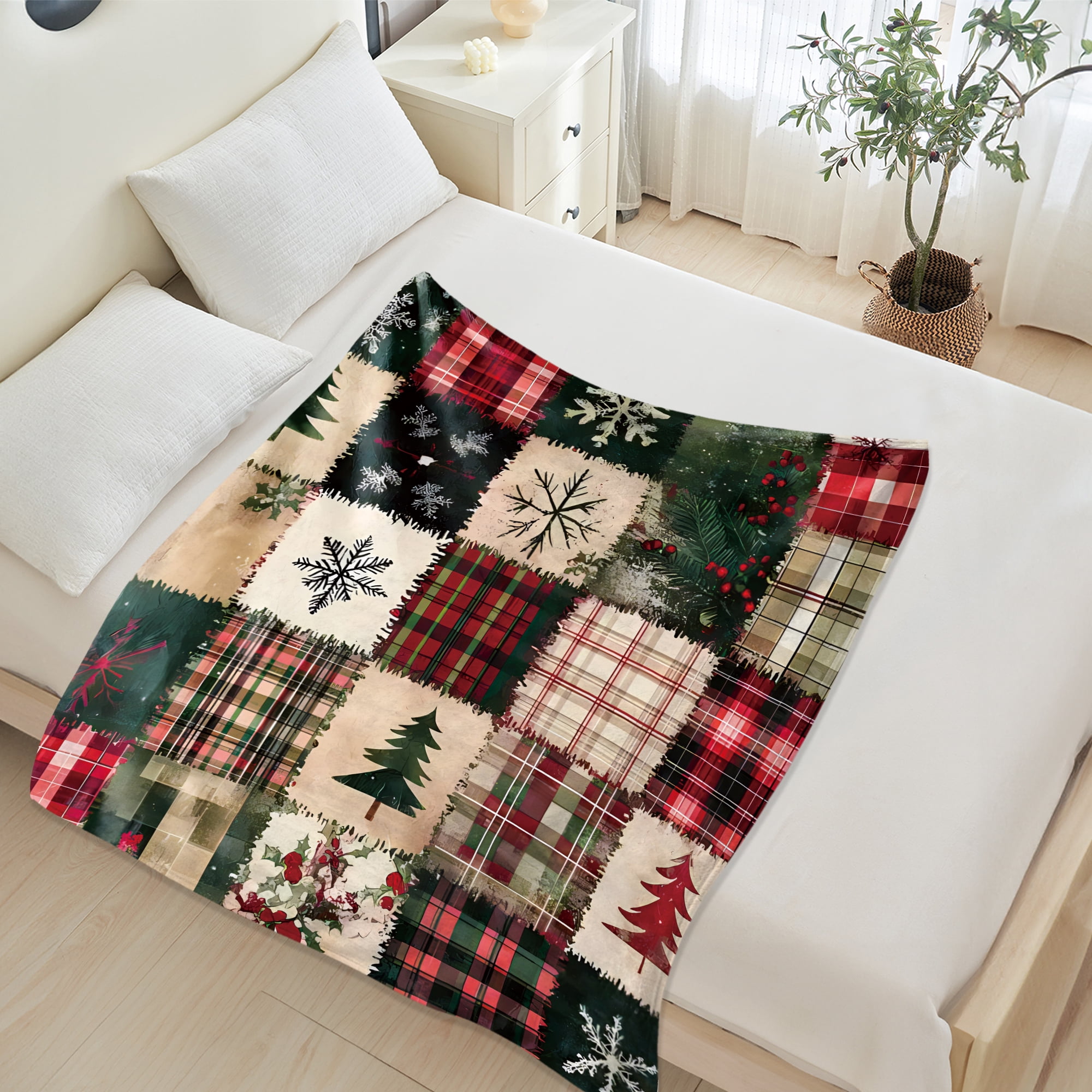 Custom Blanket, Flannel Fleece Blanket for Bed & Sofa - Soft Printed Throw Blanket, Fuzzy Blankets & Throws 30x40 Inches