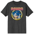 thumbnail image 4 of Sonic the Hedgehog Distressed Art Men's Charcoal Short Sleeve Tee-3XL, 4 of 7