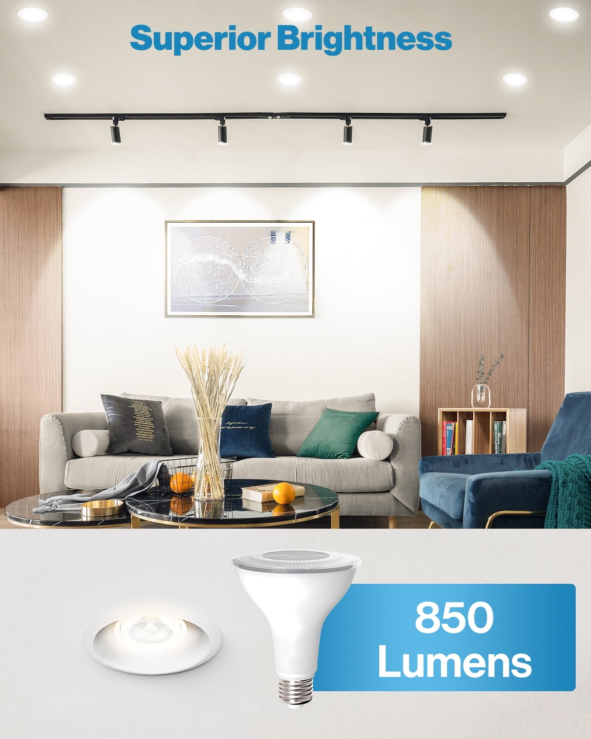 Sunco Lighting 10 Pack PAR30 LED Bulb, 11W=75W, Dimmable, 3000K Warm White, 850 LM, E26 Base, Indoor/Outdoor Spotlight, Waterproof - UL & Energy Star