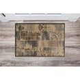 thumbnail image 3 of Linon Jewel Patchwork Machine Made Polypropylene 2'x3' Rug in Beige, 3 of 3