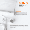 thumbnail image 4 of Persiana enrollable Blind Factory Sheer ELEGANCE día y noche Blanco 1.20 m ancho x 2.40 m alto, 4 of 5