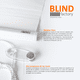 thumbnail image 4 of Persiana enrollable sheer elegance día y noche Blind Factory Blanco 1.00 m ancho x 1.80 m alto, 4 of 5