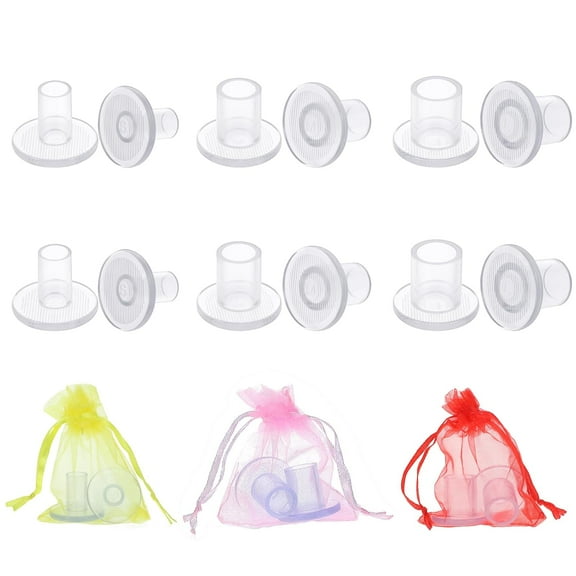 Yoqb 6 Pairs Heel Protectors for Grass, Heel Stoppers for High Heels, Heel Protectors for Shoes, Heel Caps for High Heels, Heel Covers for Grass, 3 SizesA108