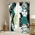 thumbnail image 3 of Castle Fairy Kids Teens Sport Baseball Blackout Curtains Set of 2 (52x84 Each),Abstract Geometric Honeycomb Window Curtains,Ball Gamer Curtains and Drapes,Super Cozy Room Decor, 3 of 6