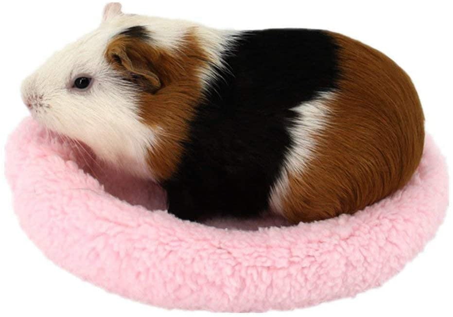Rabbit Cage Small Animal Bed Hamster Sleeping House Guinea Pig Mat Fleece 