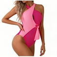 thumbnail image 2 of Mceream Womens One Piece Swimsuits with Tummy Control Bathing Suits High Waisted Swimwear Fashion High Waisted Bikini Suit Traje De BañO Para Mujer, 2 of 5