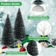 thumbnail image 3 of Árboles de mesa navideños modelo Sumind Winter Snow (12 unidades), 3 of 7
