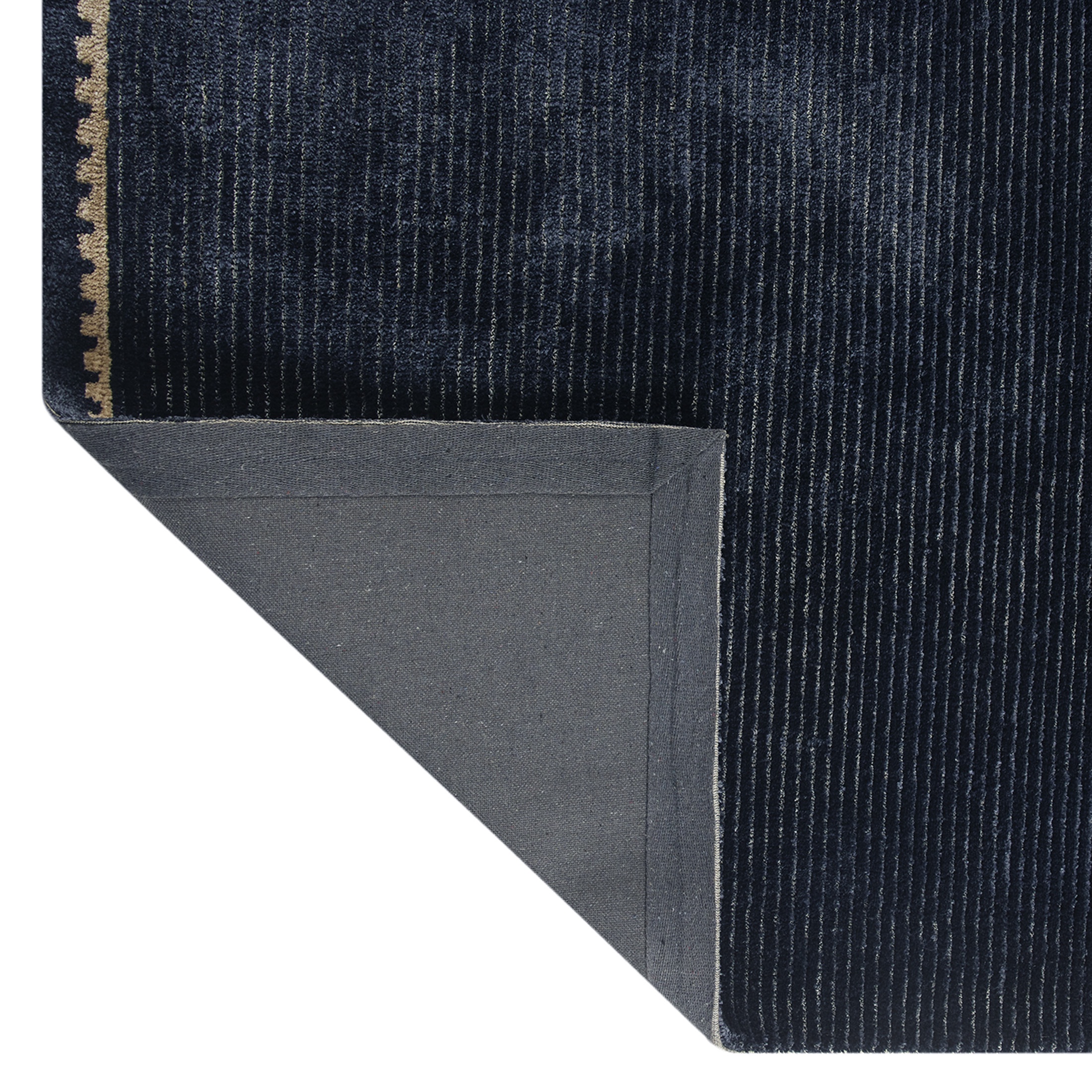 Better Homes & Gardens Washed Indigo Blue Coleman Tonal Hem 5' x 8' Area Rug