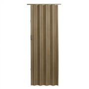 Homestyle Plaza Vinyl Folding Door fits 36"wide x 80"high Nutmeg