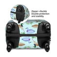 thumbnail image 2 of Hirioo Mallard Duck Of Lotus Flowers for Elasticity Suitcase Cover (No luggage Included) Durable Luggage Protector Fits 18-32 Inch Luggage-Small, 2 of 7