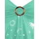 thumbnail image 3 of Tank Top de Talla Extra con Anillo Cruzado con Estampado de Luna y Luna Rosegal Camisetas sin mangas de talla grande, 3 of 5