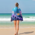 thumbnail image 4 of Watercolor Wildflowers Beach Towel Microfiber Beach Towels Sand Free Quick Dry Lightweight Travel Towels, 4 of 7