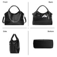 thumbnail image 3 of GAEKEAO Women’s Medium Satchel Bag with Top Handle and Detachable Crossbody Strap, 3 of 7