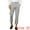 Gray White, variant on Unique Bargains Men's Striped Business Pants Slim Fit Flat Front Cropped Pants 38 Black White