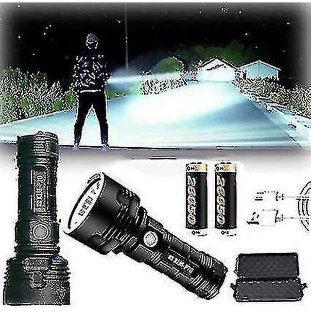 Lámpara de linterna impermeable LED YONGSHENG 30000-100000 Lumen 50w Xlm-p70 recargable USB