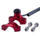 thumbnail image 1 of ORAEVY Botón universal del interruptor de parada del motor de la motocicleta CNC con placa posterior de montaje compatible con Honda CR125 CRF250 CRF450 XR250 - Rojo, 1 of 5