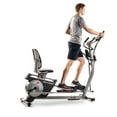 ProForm Hybrid Trainer XT Recumbent Bike and Elliptical Trainer with 15