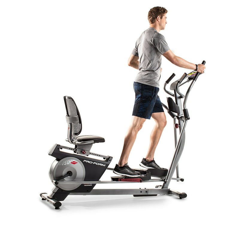 ProForm Hybrid Trainer XT Recumbent Bike and Elliptical Trainer with 15”  Stride, iFIT Bluetooth Enabled 