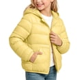 thumbnail image 5 of GigrtiJin 1T-8T Kids Puffy Coats Long Sleeve Hoodie Coats Girls Winter Cute Zip up Casual Going Out Coats with Pockets, 5 of 7