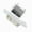 White, variant on Wing Design Cosmetic Storage Box With Brightness Control Light Detachable Mirrored Aluminum Frame Makeup Case
