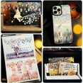 thumbnail image 4 of 1 set 6 rolls 6 colors Tape Lights Theme Plastic Adhesive Tapes Waterproof Decorative Sticker Roll Tape for Card-Making Scrapbooking Diary Planner Envelope, 4 of 8