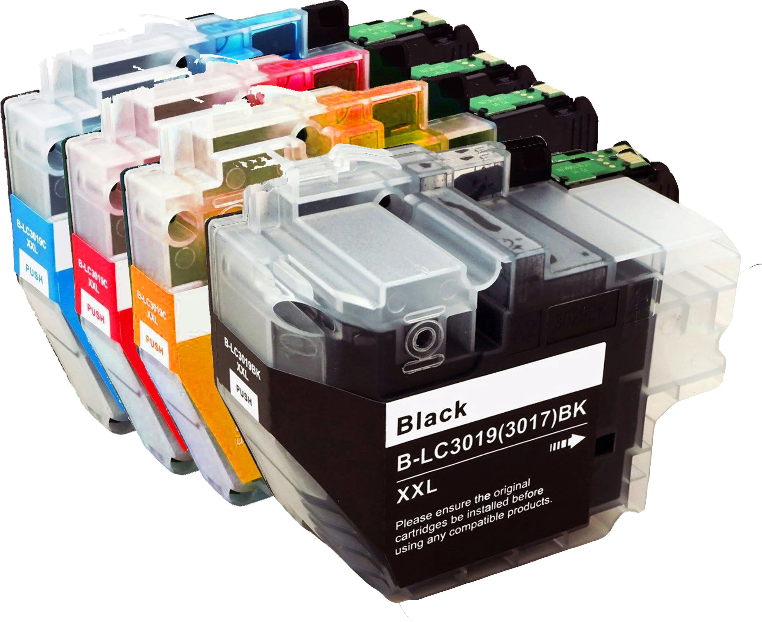 Glow lager Udtømning Blake Printing Supply Compatible LC3019XXL Ink Cartridge Replacement for  Brother LC3017 LC3019 XXL Use with MFC-J5330DW MFC-J6530DW MFC-J6930DW MFC-J6730DW  Inkjet Printers (4 Pack) - Walmart.com