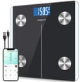thumbnail image 1 of Báscula de grasa corporal recargable inteligente Etekcity 180 kg negra, 1 of 7
