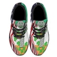 thumbnail image 2 of Celtic Cross Saint Patrick's Day Irish Shoes Sneakers Black Size 5, 2 of 7