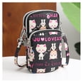 thumbnail image 2 of Woman‘s Cell Phone Bag with Large Capacity Wrist Strap Prints Design for Outdoor School Office Commute, 2 of 2