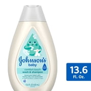 Johnsons Baby Comfort Touch Newborn Wash & Shampoo, 13.6 fl. oz
