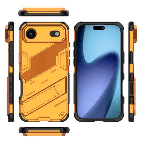 Funda GANGXUN Antigolpes para iPhone 17 Air con Soporte Invisible, Antihuellas y Protección Completa