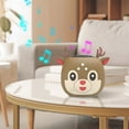 thumbnail image 4 of Liquidation! Mini Haut-Parleur Bluetooth Portable avec Emplacement pour Carte - Design Cerf Mignon Haut-Parleur Sans Fil pour Cadeaux Maison & Extérieur, 4 of 9