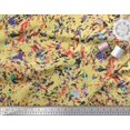 thumbnail image 2 of Soimoi Cotton Voile Fabric Multicolor Texture Print Sewing Fabric Yard 56 Inch Wide, 2 of 3