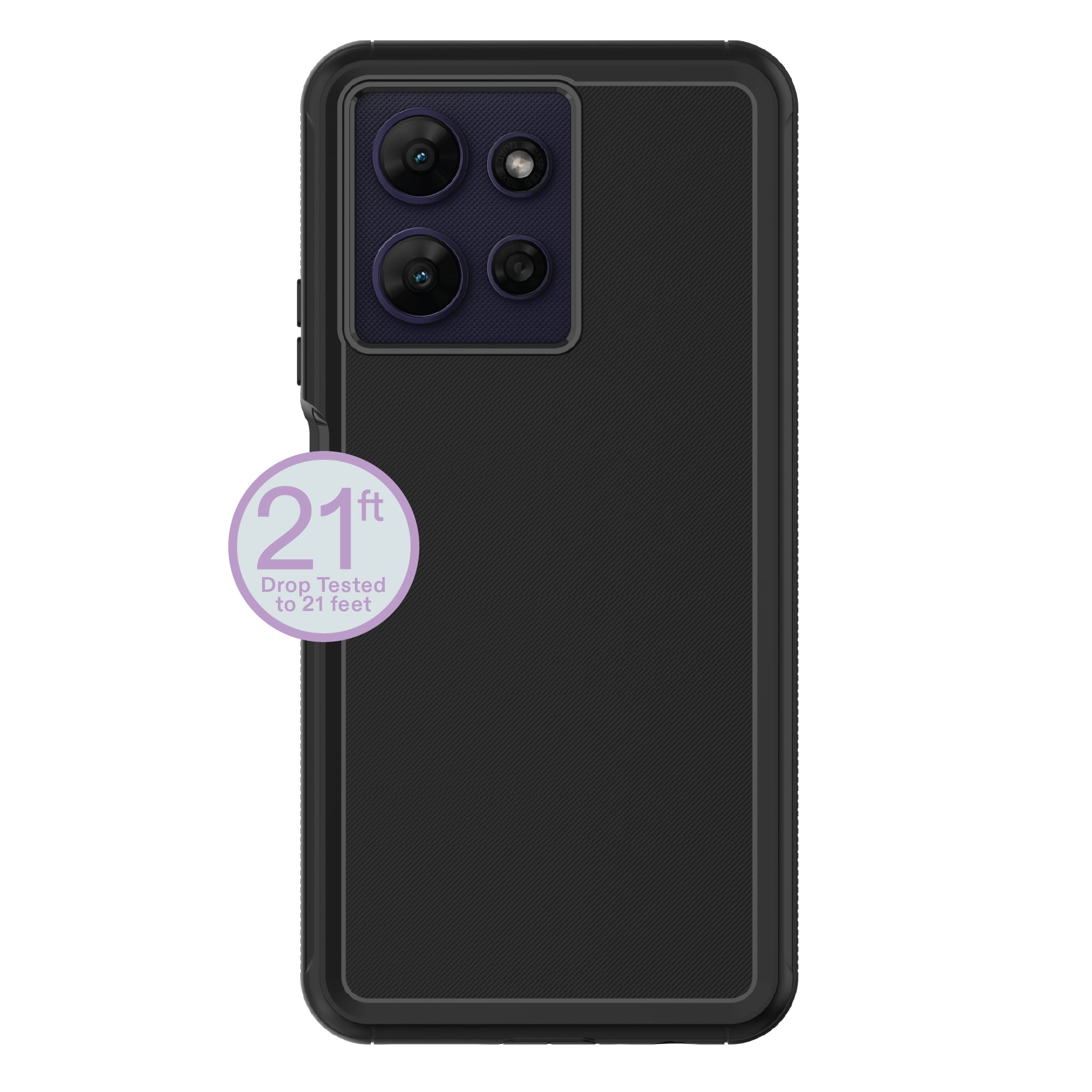 onn Rugged Phone Case for Motorola moto g POWER (2026, 2025) - Black