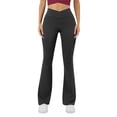 thumbnail image 4 of Women's High Waisted Bootcut Leggings Stretchy Yoga Workout Flare Pants, 4 of 6